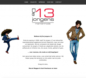 Website De Jongens 13